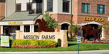 Blue Koi restaurant exterior in Leawood, KS